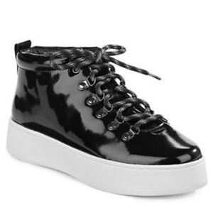 NWT Ateljé 71 Eden Leather Platform Sneakers